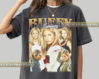 Buffy Anne Buffy the Vampire Slayer Summers Vintage T-Shirt, Gift For Woman and Man Unisex T-Shirt CYP3.5 FD