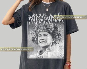 Midsommar Florence Pugh Metal Style T-Shirt, Vintage Comfort Colors Tee FD