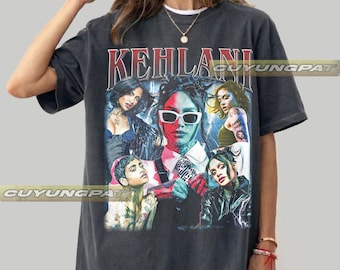 Kehlani American Singer Vintage Oversized Tee, Comfort Colors Unisex T-Shirt FD