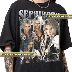 Sephiroth Final Fantasy Vintage T-Shirt, Gift For Woman and Man Unisex T-Shirt CYP2.1
