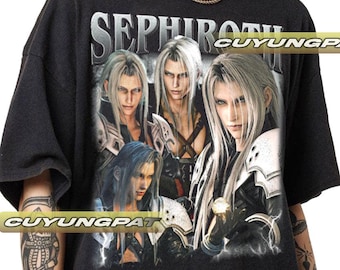 Sephiroth Final Fantasy Vintage T-Shirt, Gift For Woman and Man Unisex T-Shirt CYP2.1