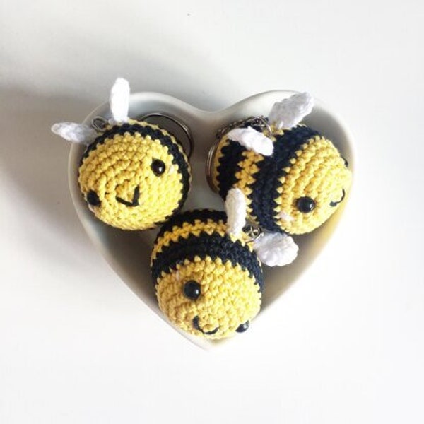 Baby Bee Stuffed Animal, Easy Amigurumi Downloadable PDF Pattern Amigurumi, Crochet Pattern English, Handmade Crochet Pattern