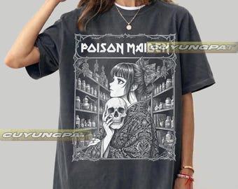 Maomao Poison Maiden Apothecary Diaries Film VHS Stack  Comfort Colors  Vintage T-Shirt, Bella+Canvas Oversized Unisex T-Shirt YS