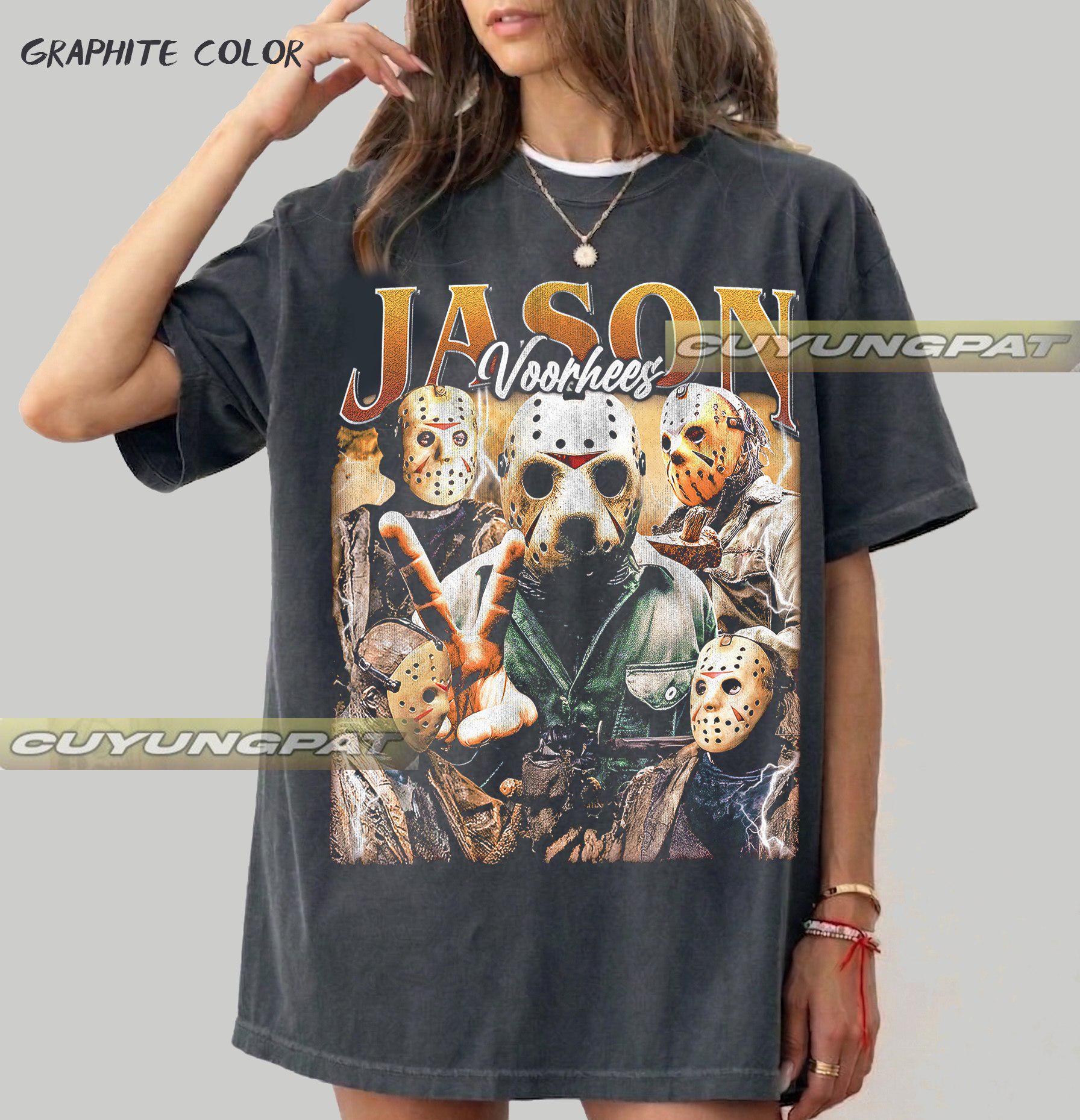 ジェイソン・ボーヒーズ 13日の金曜日 ヴィンテージTシャツ 女性と男性