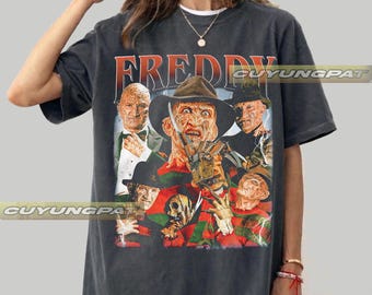 Freddy Krueger the A Nightmare on Elm Street  Vintage T-Shirt, Gift For Woman and Man Unisex T-Shirt CYP3.5 FD