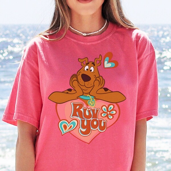 Scooby Doo Shirt, Vintage Scooby Ruv You Cute shirt, 2000s Cartoon Sweatshirt, Scooby Doo, Comfort colors tee, Trending Now, Gift for Friend
