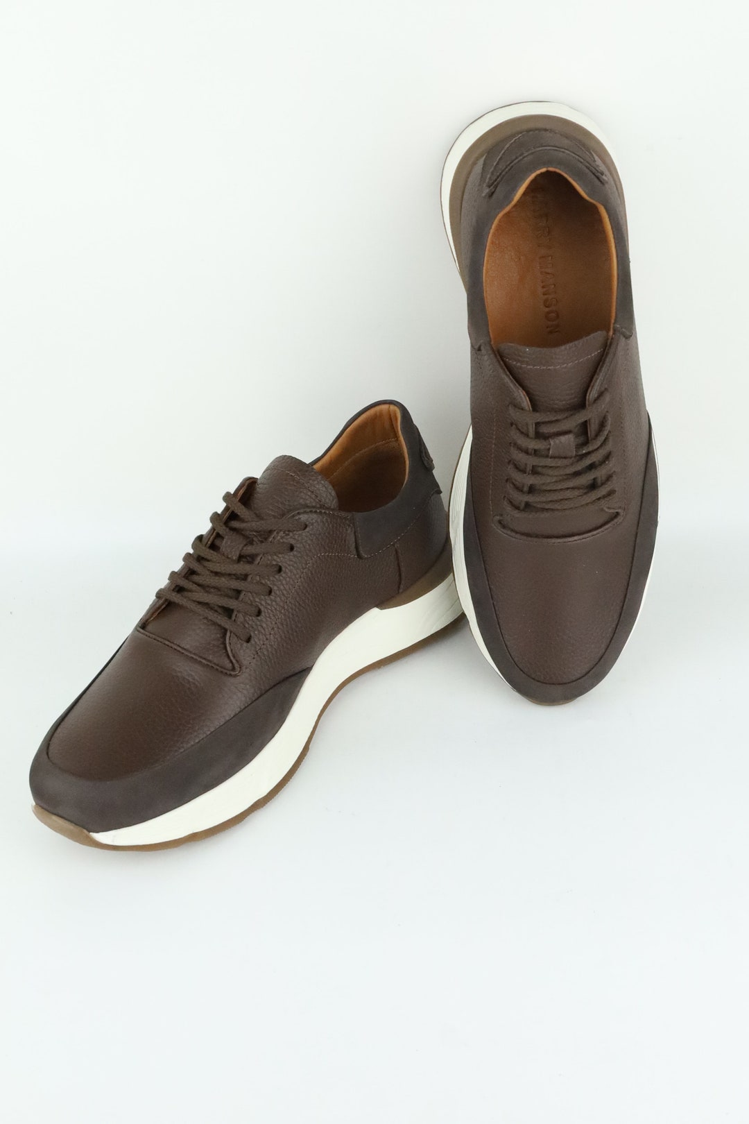 classy leather sneakers