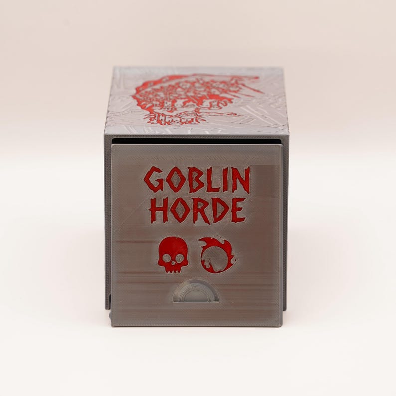 Great Goblin Deck Box | 100+ Sleeved Cards | MTG Commander Storage image 9