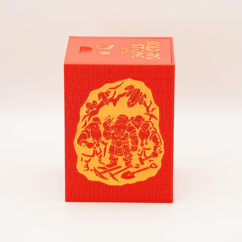Dwarven Halls Deck Box | 100+ Sleeved Cards | MTG Commander Storage image 7