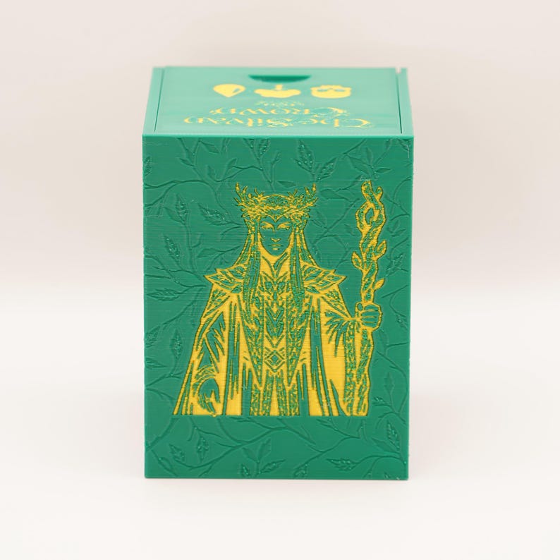 Elven King Deck Box | 100+ Sleeved Cards | MTG Commander Storage image 8