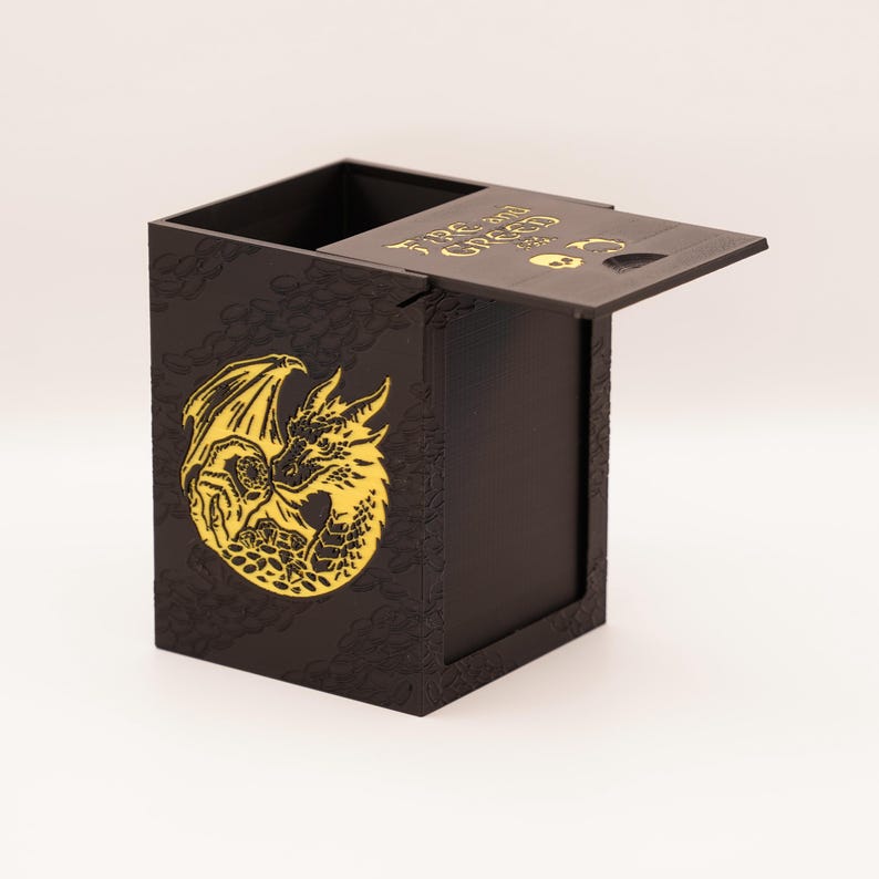 Smaug Hoard Deck Box | 100+ Sleeved Cards | MTG Commander Storage image 3