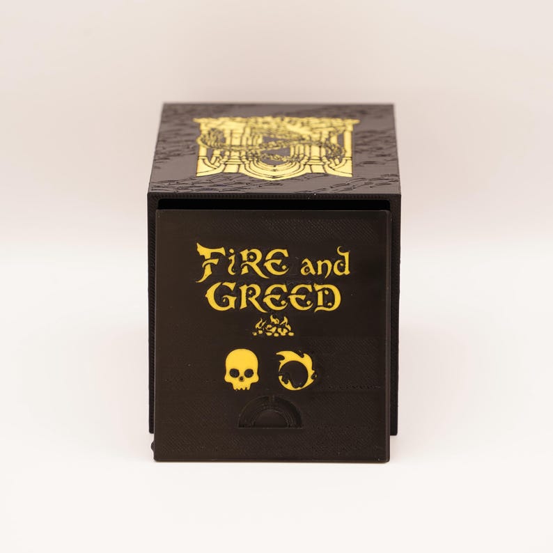 Smaug Hoard Deck Box | 100+ Sleeved Cards | MTG Commander Storage image 9