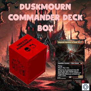 Duskmourn Endless Punishment Deck Box 100 kart - Pliki STL - Magic the Gathering Commander