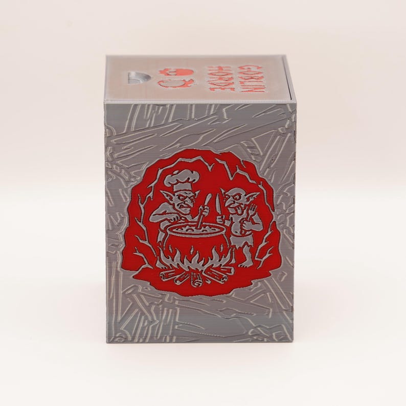 Great Goblin Deck Box | 100+ Sleeved Cards | MTG Commander Storage image 7