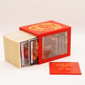 Dwarven Halls Deck Box | 100+ Sleeved Cards | MTG Commander Storage image 4