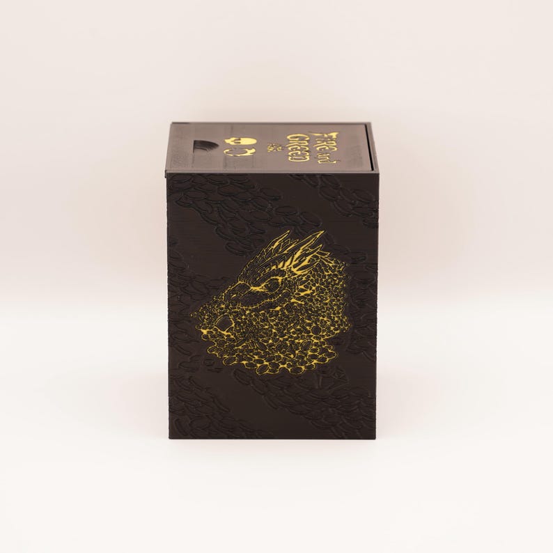 Smaug Hoard Deck Box | 100+ Sleeved Cards | MTG Commander Storage image 7