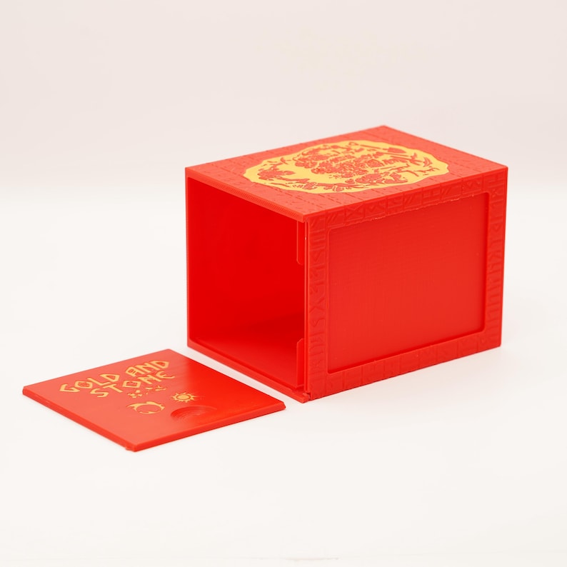 Dwarven Halls Deck Box | 100+ Sleeved Cards | MTG Commander Storage image 5