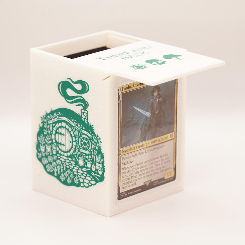 Hobbit Shire Deck Box | 100+ Sleeved Cards | MTG Commander Storage image 2
