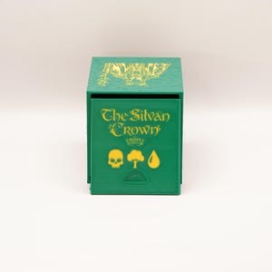 Elven King Deck Box | 100+ Sleeved Cards | MTG Commander Storage image 9