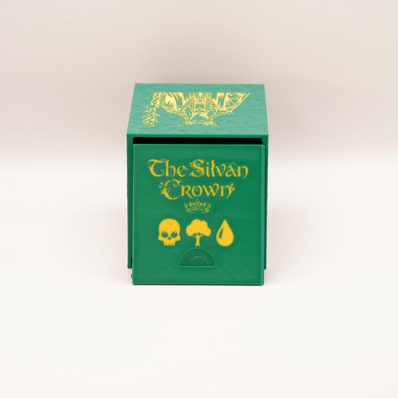 Elven King Deck Box | 100+ Sleeved Cards | MTG Commander Storage image 9