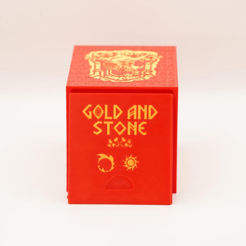 Dwarven Halls Deck Box | 100+ Sleeved Cards | MTG Commander Storage image 9