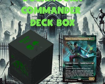 STL FILE ONLY | Winter Deck Box | 3D Printer Model | Duskmourn | Digital Download