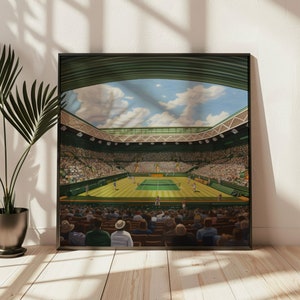 Wimbledon Centre Court - Tennis - Contemporary Art Print Poster
