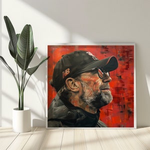 Jurgen Klopp Mural - Contemporary Art Print Poster