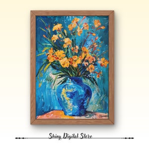 Vincent van Gogh &quot;Oleanders&quot; Printable Famous Art Prints. Instant Download van Gogh Print Vintage Wall Decor. Fine Art Floral Digital Print