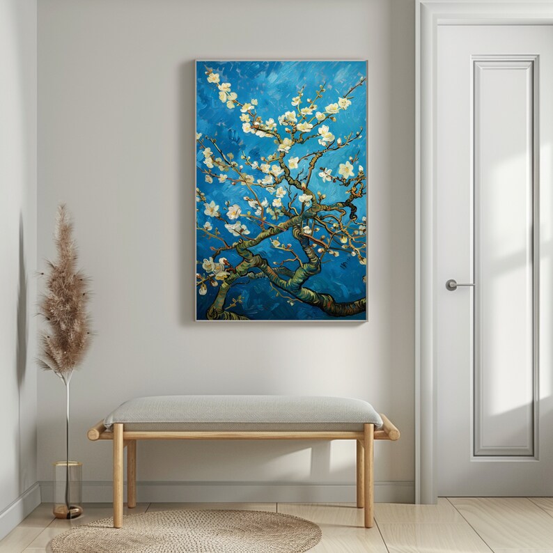 Naturaleza Muerta Con Flores Silvestres Y Rosas. Vincent Van Gogh Cuadro En Lienzo