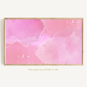 abstract pink Samsung frame Tv art, modern and minimal wall decor, Digital downloade for Frame art