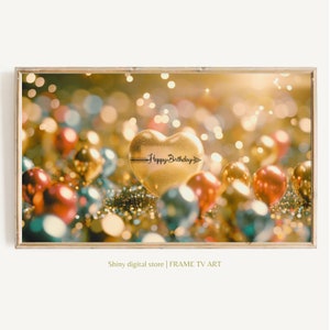Frame tv art BIRTHDAY, Happy Birthday Frame TV, Samsung frame tv art, samsung tv birthday art, Birthday Decor, Birthday art for frame tv