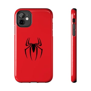 スパイダーウェブタフフォンケース - スーパーヒーローファン、子供へのギフト、ティーンの必需品、漫画愛好家のための耐久性のあるフォンカバー