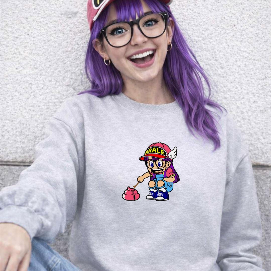 Arale Embroidery Design, Anime Embroidery File, Cute Manga Embroidery ...