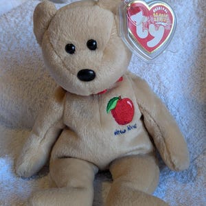 Ty Big Apple the Bear Beanie Baby