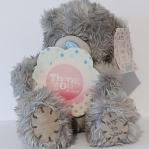 Miś Tatty Teddy Bear Me to You - 6-calowy pluszowy prezent z podziękowaniem i niebieskim nosem dla niej