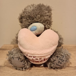 Me to You Tatty Teddy Bear Plush - 6" Adorable Blue Nose Friend with Pink Heart - Perfect Gift