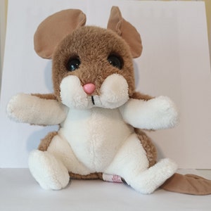 Priscilla Hillman Merry Mouse Plush - Rare Trudy Collectible Toy, 9" Soft American TV Character. 1985. Vintage