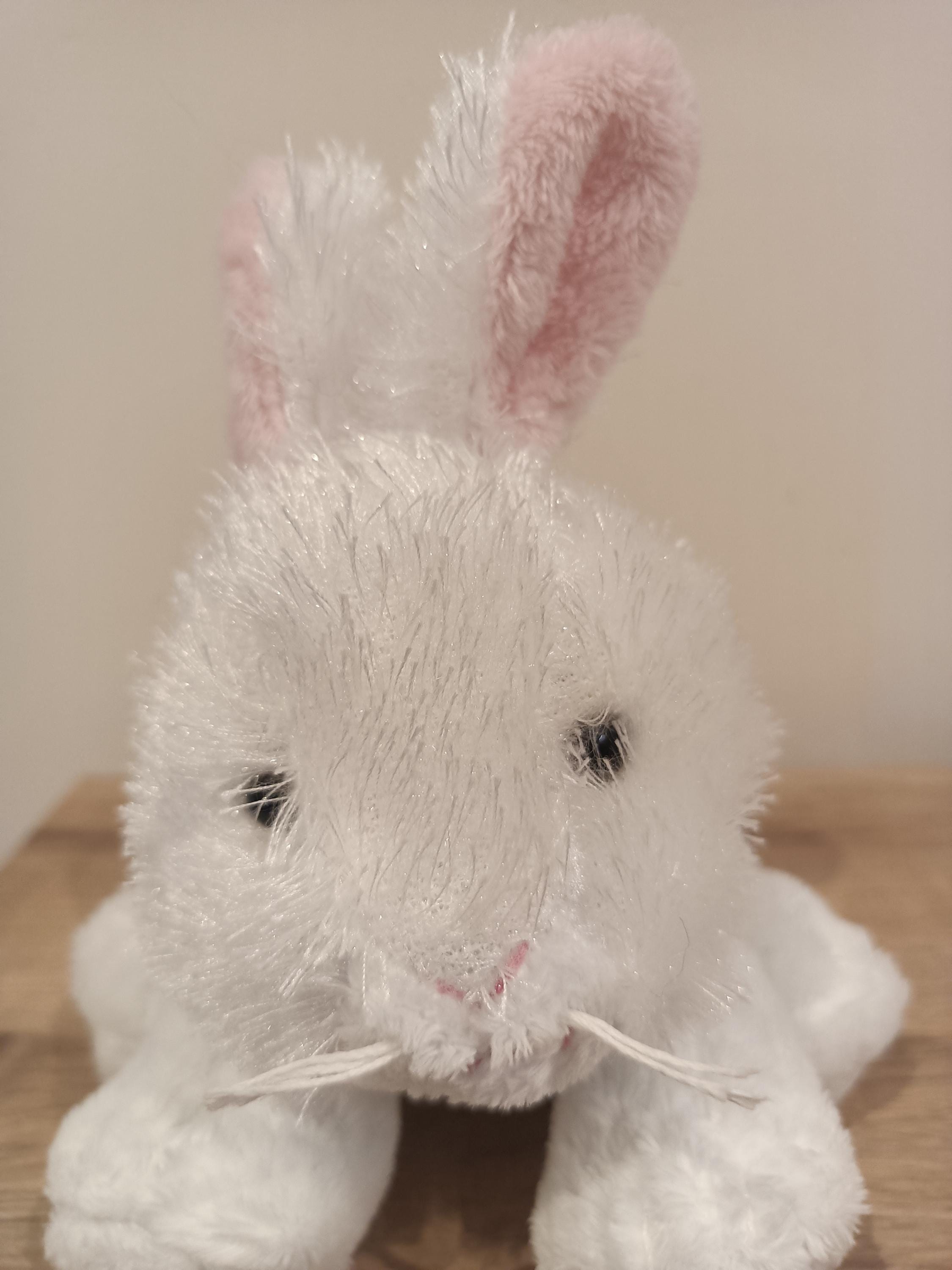 ぬいぐるみ white_bunny Lil' Kinz Webkinz Rabbit Plush Toy, Fuzzy White Bunny, 8