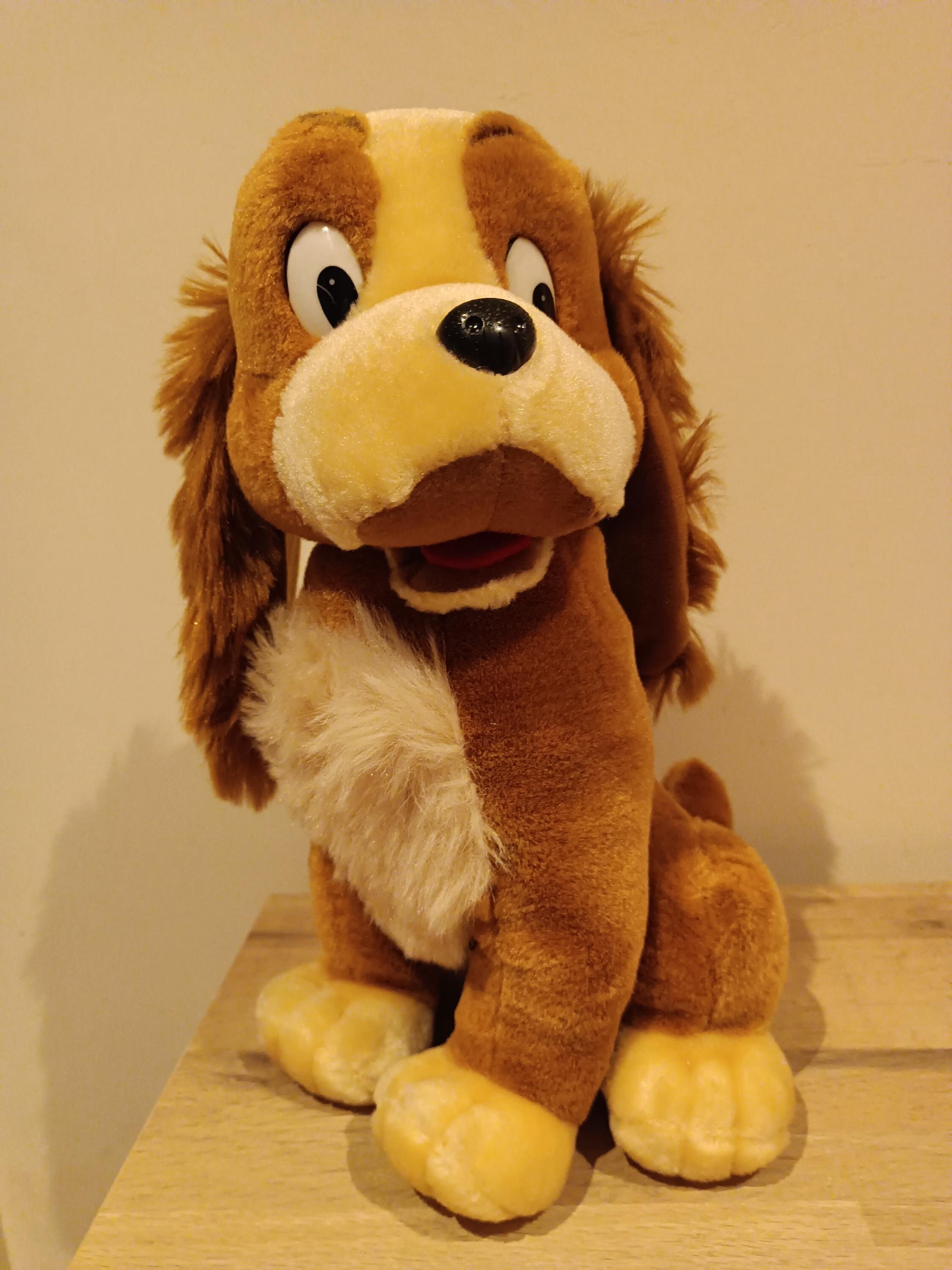 ディズニーのわんわん物語ぬいぐるみ - ヴィンテージ 12.5インチ