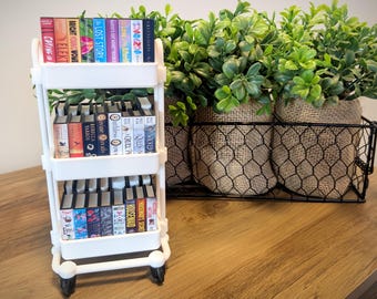 Miniature Book Cart: 3D Printed Display for Mini Books