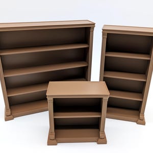 Miniature Bookshelf: 3D Printed Display Shelf for Mini Books