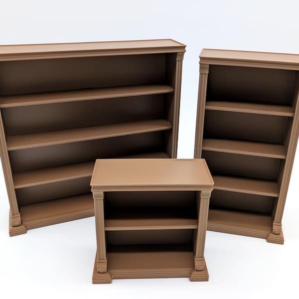 Miniature Bookshelf: 3D Printed Display Shelf for Mini Books