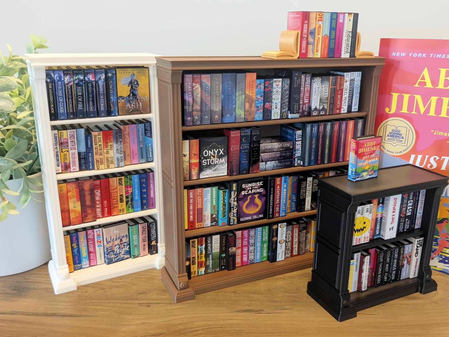 Miniature Bookshelf: 3D Printed Display Shelf for Mini Books