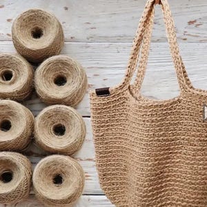 Sznurek konopny 2 mm | Naturalny sznurek konopny | Ekologiczny sznurek | Rustykalna lina rzemieślnicza | Makrama, Opakowania, Materiały do majsterkowania