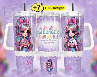 Affirmation Tumbler 40 oz Wrap Png Design, 40oz Motivational Tumbler Wrap Design, Self Care Tumbler 40 oz Sublimation Tumbler