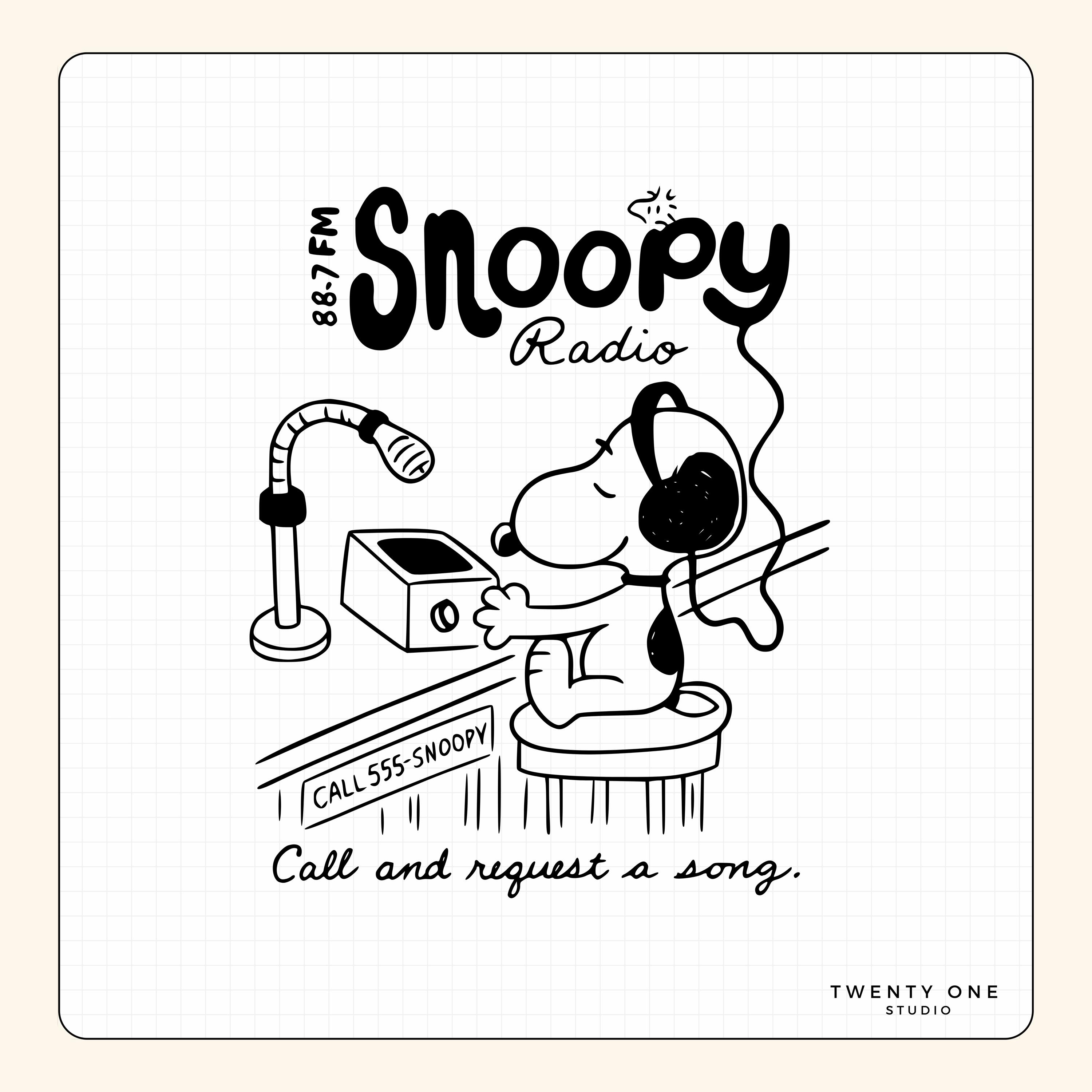 Snoopy Radio - Etsy