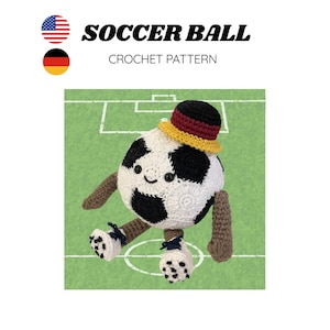 Soccer Ball Crochet Pattern | Cute Soccer Ball PDF