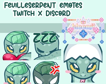 Snakeleaf Emotes: Twitch x Discord