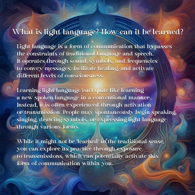 7-chakra Bundle Light Language Activation, Light Codes MP3, Audio ...